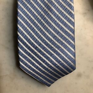 Light Blue and White Stripped Tie (3 feet length)